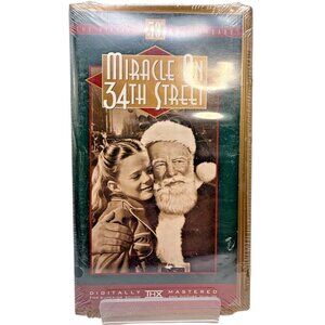 Miracle On 34th Street 50th Anniversary VHS Digitally THX Mastered Original Clas